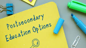 post secondary education options highlighter